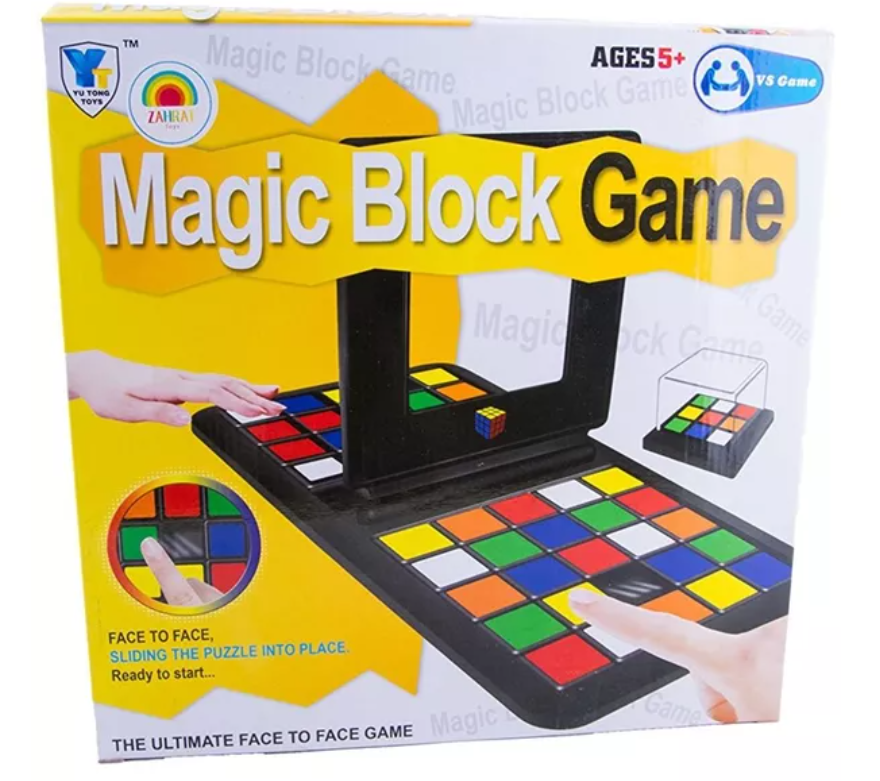 Magic Block,- tjónaðar umbúðir.